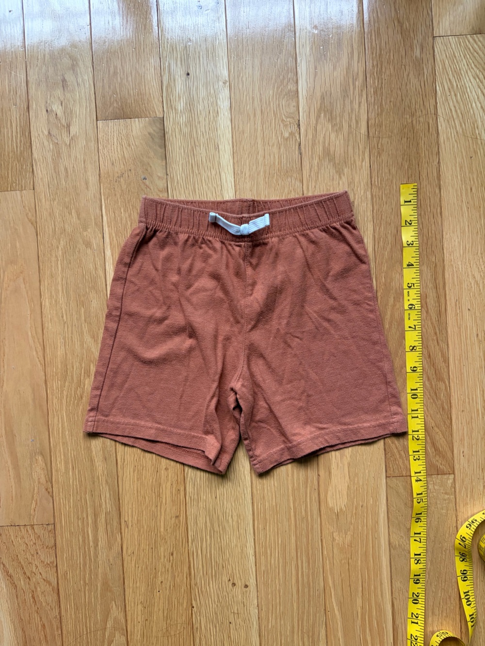 Jumping Beans Rust-Tone Elastic-Waist cotton Shorts